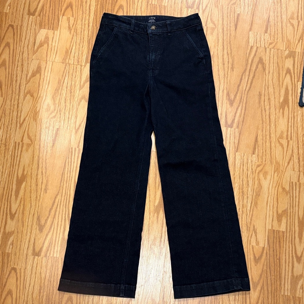 J. Crew Women's Dark Blue Trouser Jean